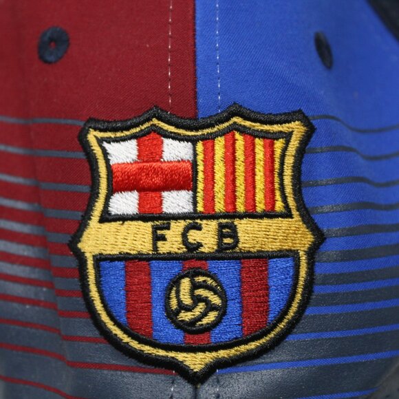 FC Barcelona Hat Adult Adjustable Blue/Red FCB Football/Soccer Baseball Cap - Picture 12 of 12